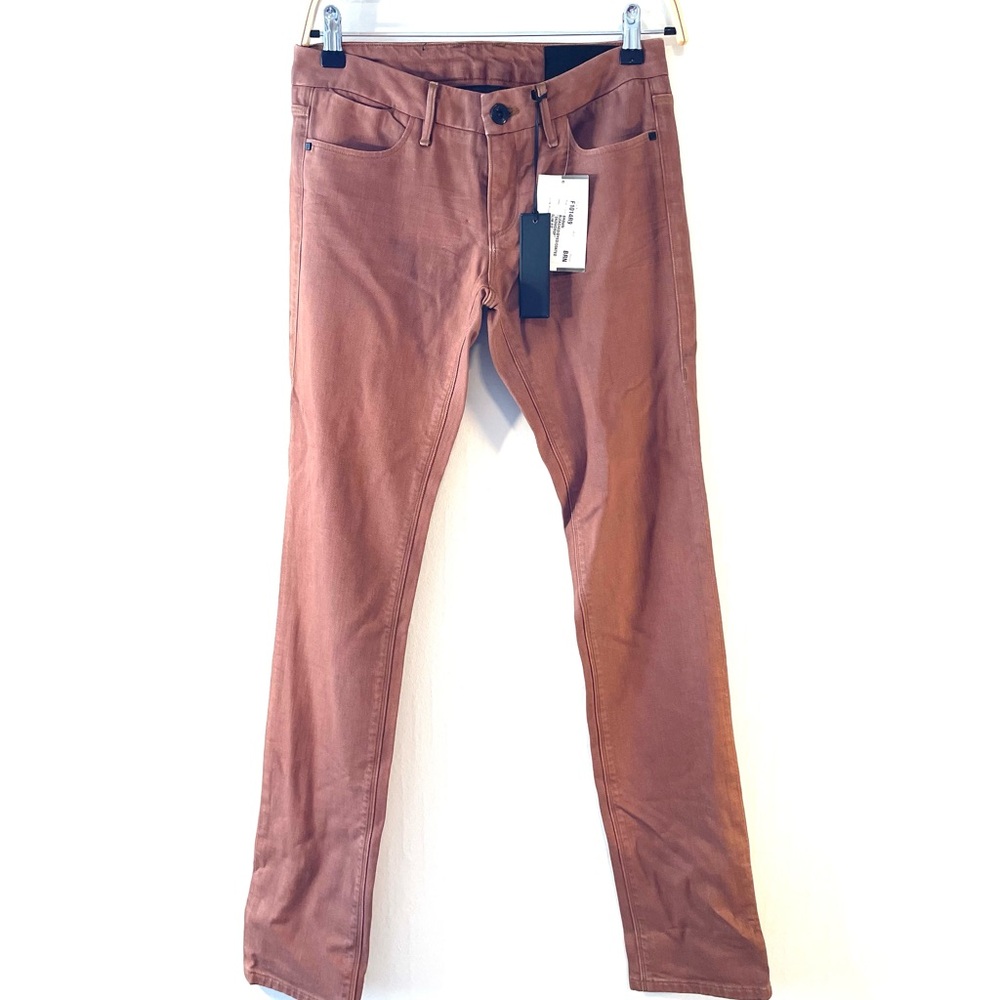 J and‎ Company Brown Straight-Leg Jeans
